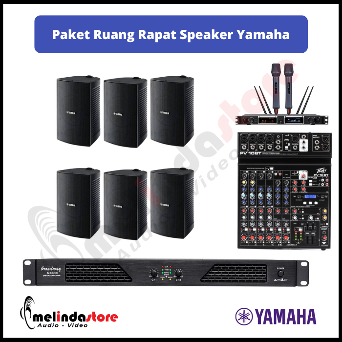 Paket Sound System Ruang Rapat Speaker Yamaha - 75M2
